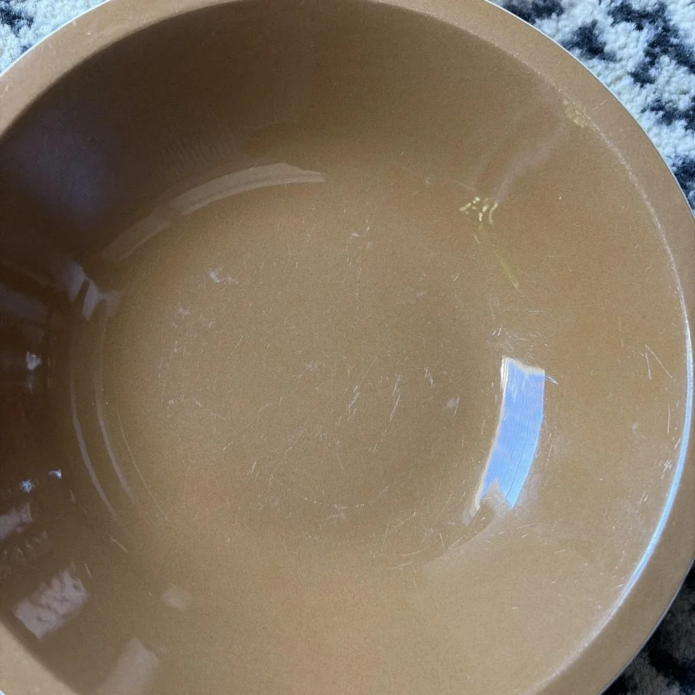 4 Mikasa Cera Stone Soup‎ Cereal Salad Bowl Mocha Brown 3999 Japan 6-1/2